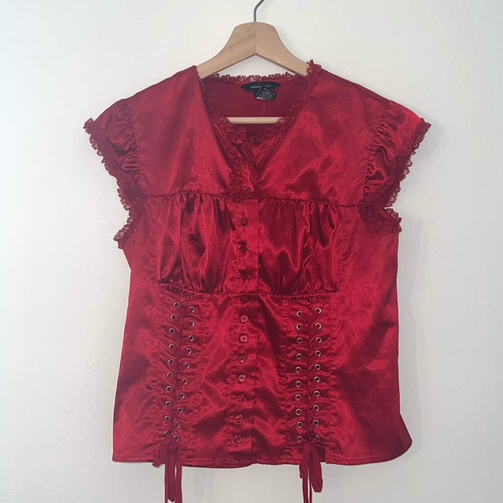 moda international corset top (medium)